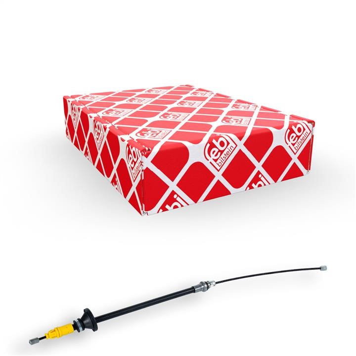 Handbrake cable febi 33166