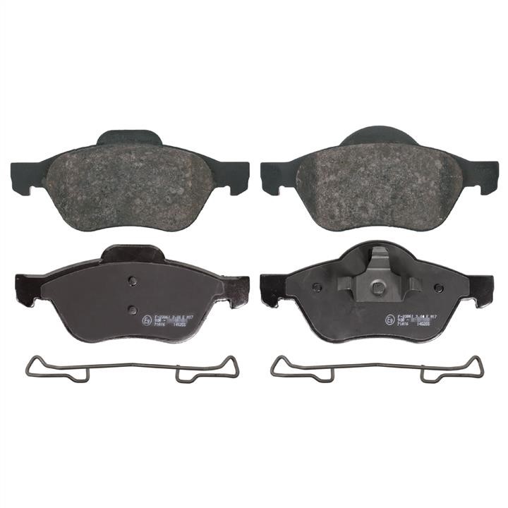 febi 16672 Brake Pad Set, disc brake 16672