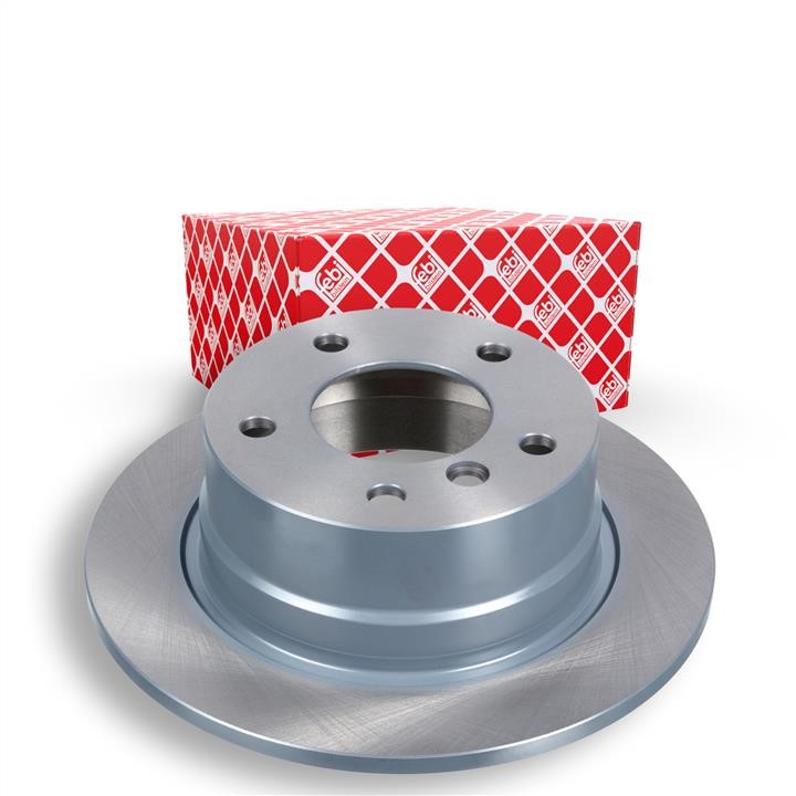 Rear brake disc, non-ventilated febi 18630
