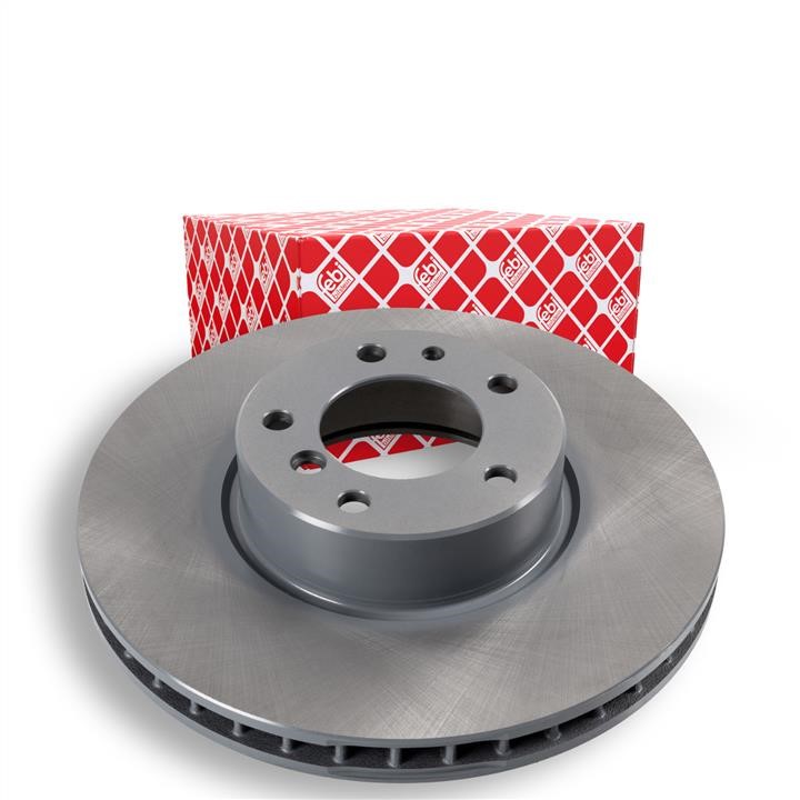 Front vented brake disc febi 18557