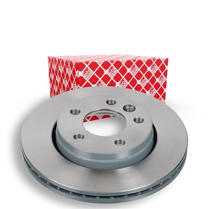 Rear vented brake disc febi 28682