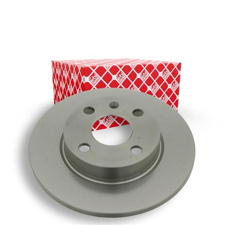 Rear brake disc, non-ventilated febi 23553