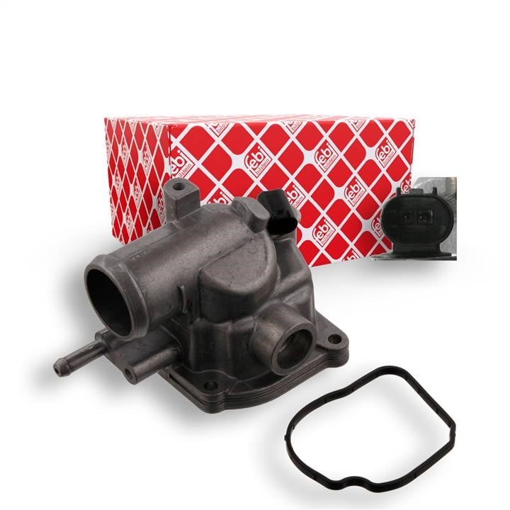 Coolant thermostat febi 38817