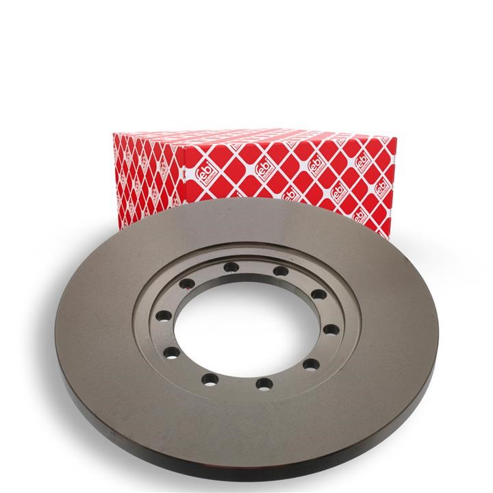 Rear brake disc, non-ventilated febi 40779
