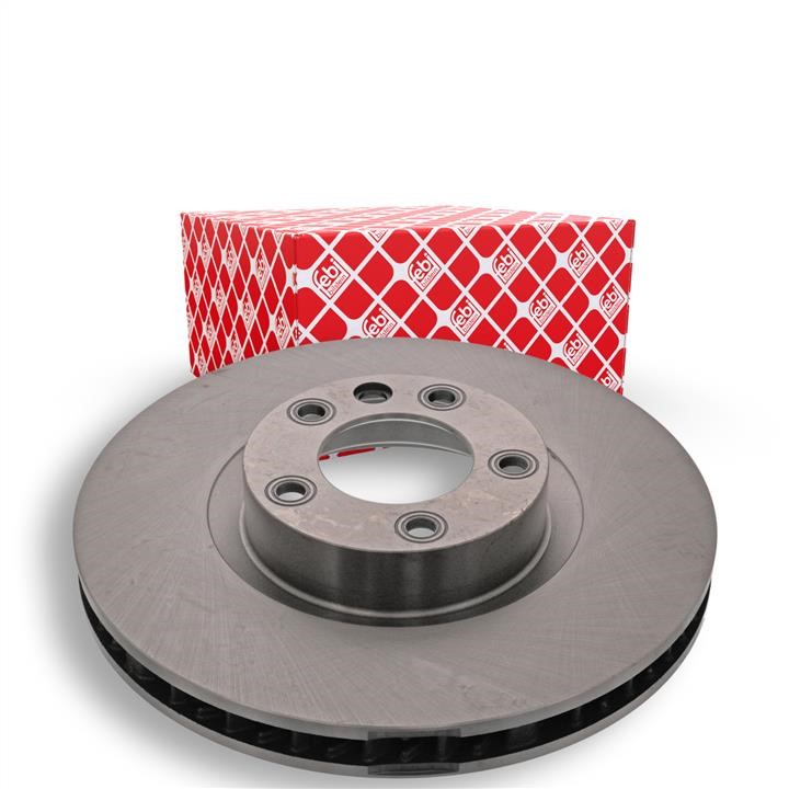 Front brake disc ventilated febi 44083