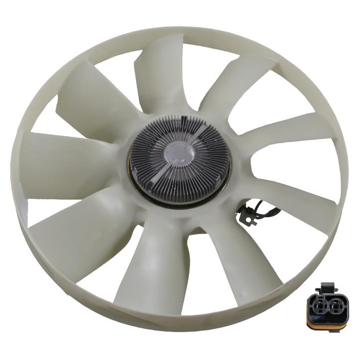febi 45800 Hub, engine cooling fan wheel 45800