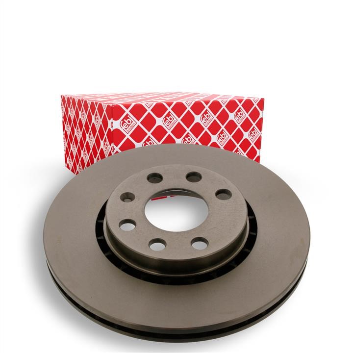 Front brake disc ventilated febi 05185
