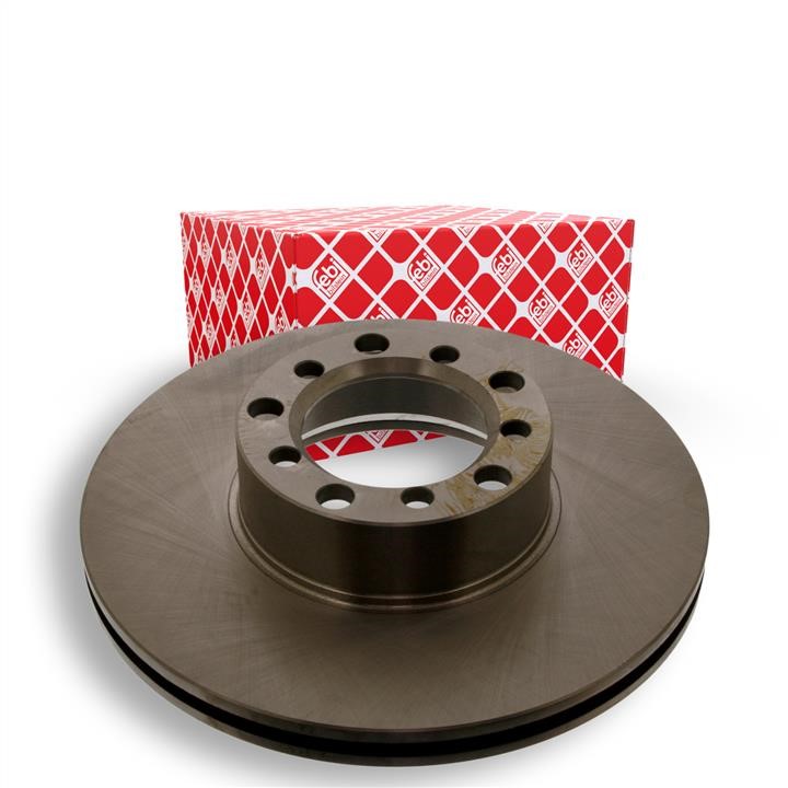 Front brake disc ventilated febi 08545