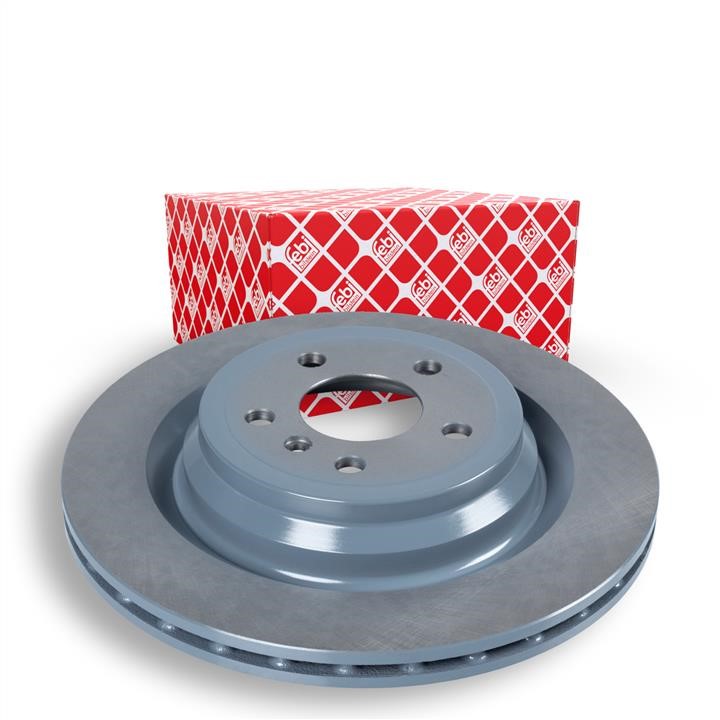 Rear ventilated brake disc febi 104854