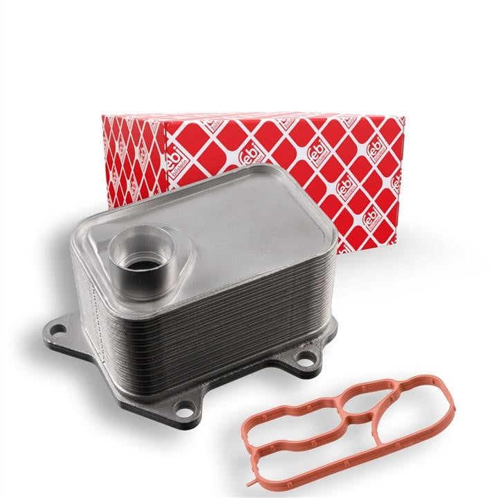 Oil Cooler Audi A3: 106907 febi Oil cooler