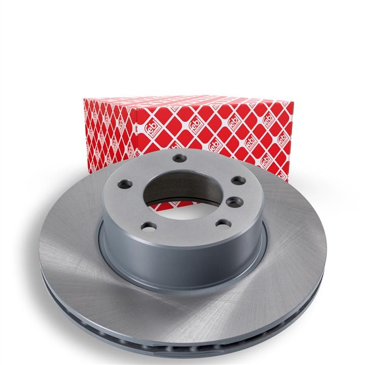 Front vented brake disc febi 10753