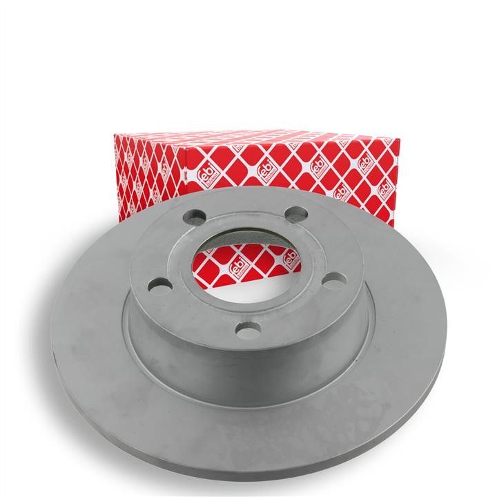 Rear brake disc, non-ventilated febi 22908