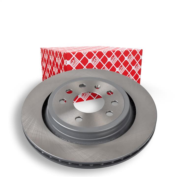 Rear ventilated brake disc febi 23545