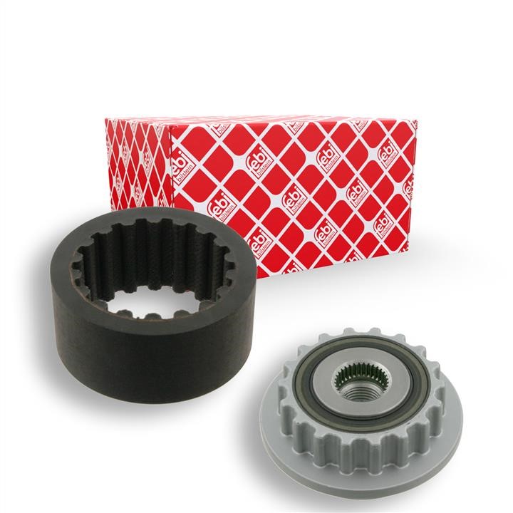Freewheel clutch, alternator febi 30816