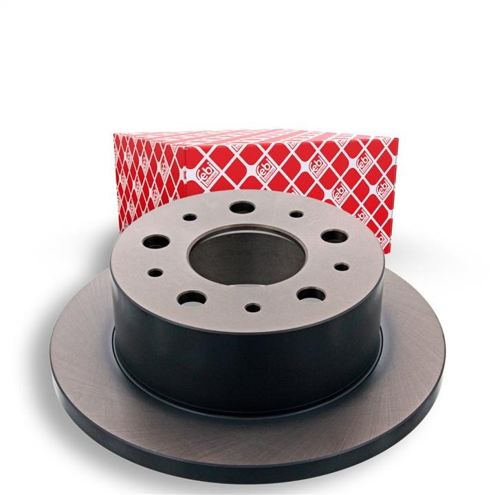 Rear solid brake disc febi 43937