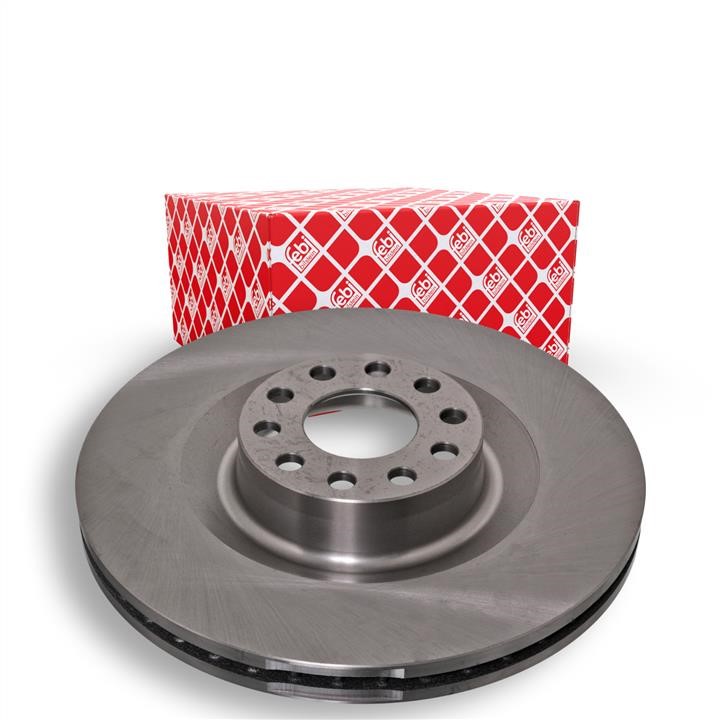 Front brake disc ventilated febi 44051