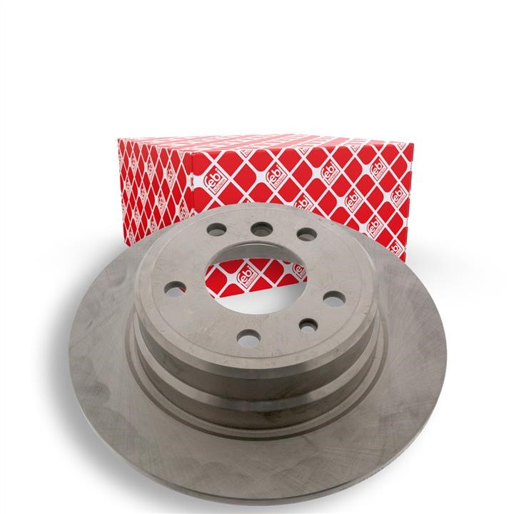 Rear brake disc, non-ventilated febi 01723