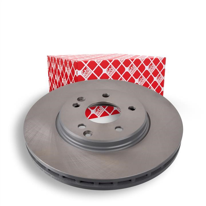 Front brake disc ventilated febi 04630