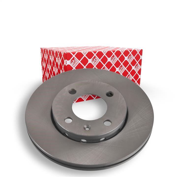 Front brake disc ventilated febi 09462