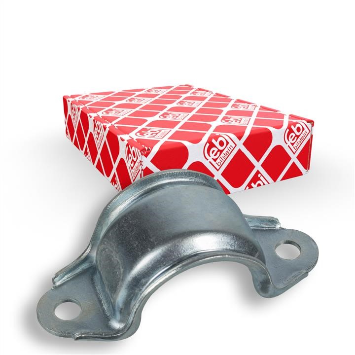 Bracket, front stabilizer bushings febi 106174