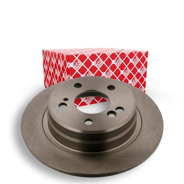 Rear brake disc, non-ventilated febi 10685
