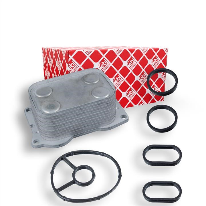 Oil cooler heat exchanger Citroen C4: 107180 febi Oil cooler