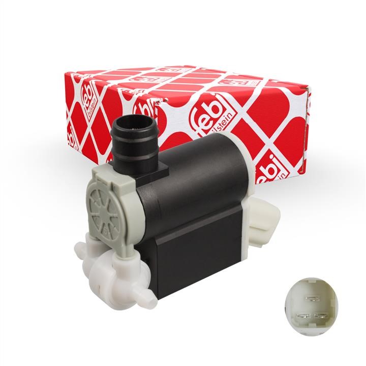 Windscreen washer motor KIA Pro Cee'D (Kia Pro Cee'D): 107382 febi Washer pump
