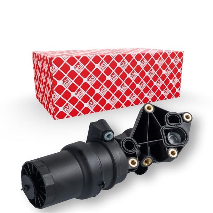 Oil filter housing Audi: 109162 febi Oil filter housing
