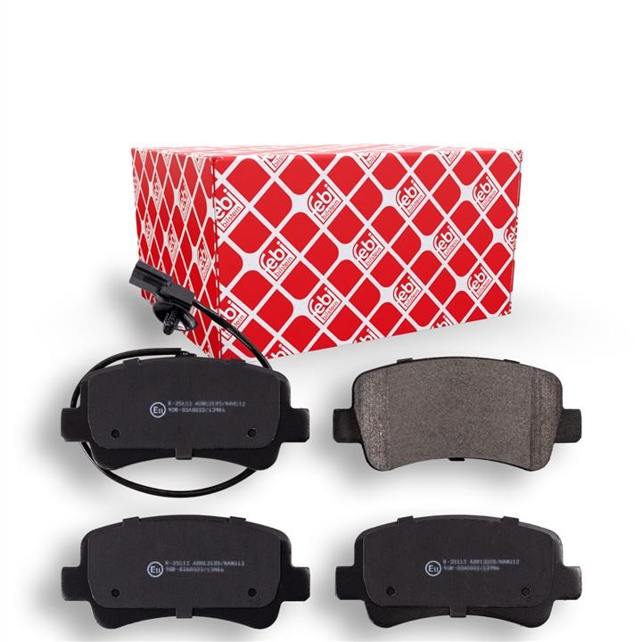 Brake pad set febi 16843