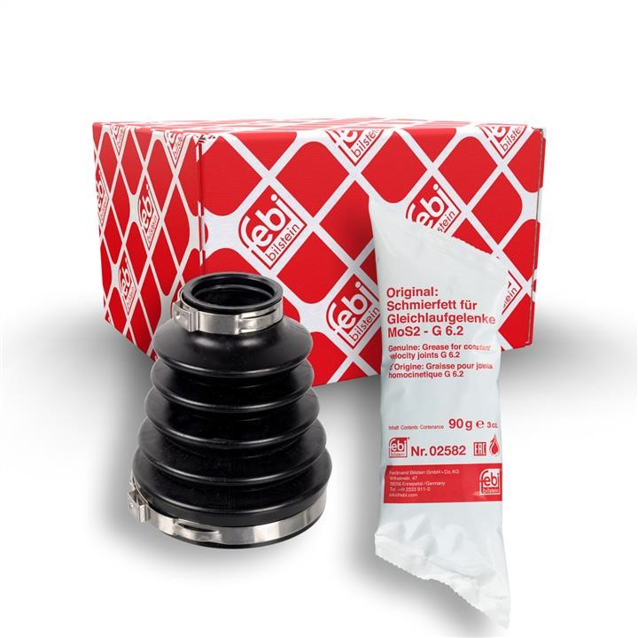 Drive shaft gaiter Volkswagen: 172817 febi Bellow Kit, drive shaft