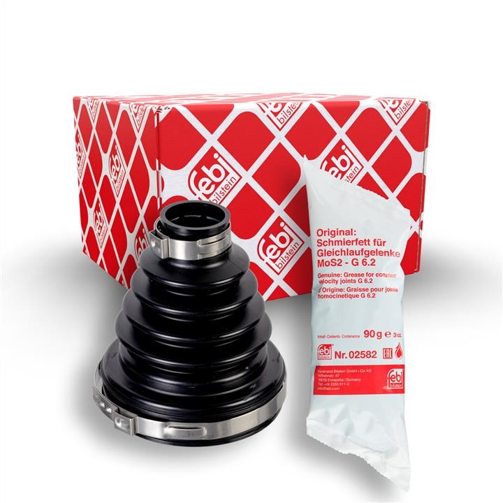 Drive shaft gaiter Opel: 174396 febi Bellow set, drive shaft