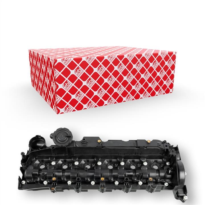 Camshaft cover BMW X6: 175178 febi COVER,CYLINDER HEA