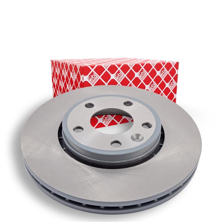 Front brake disc ventilated febi 22698