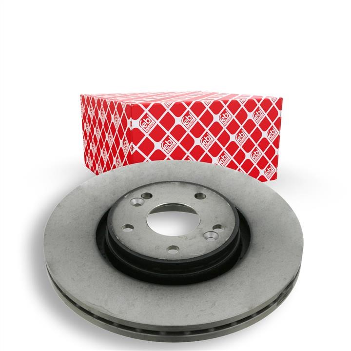 Front vented brake disc febi 23333
