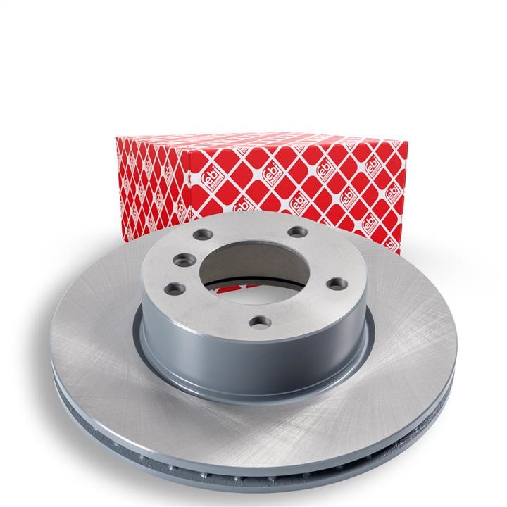 Front vented brake disc febi 24468