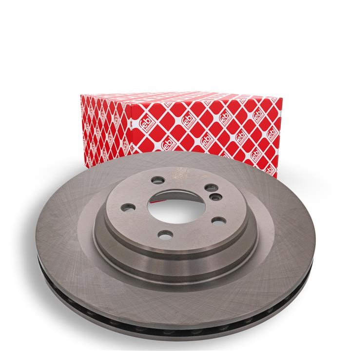 Rear ventilated brake disc febi 26403