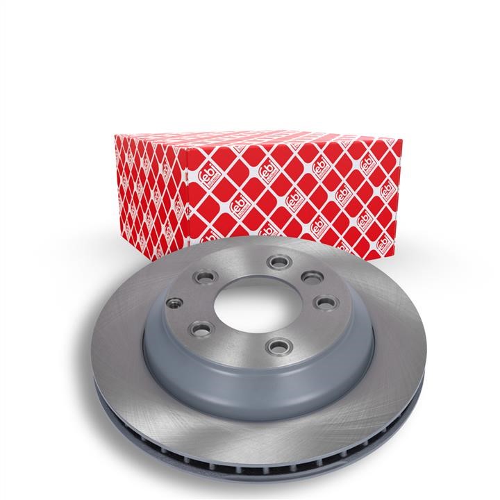 Rear vented brake disc febi 28157