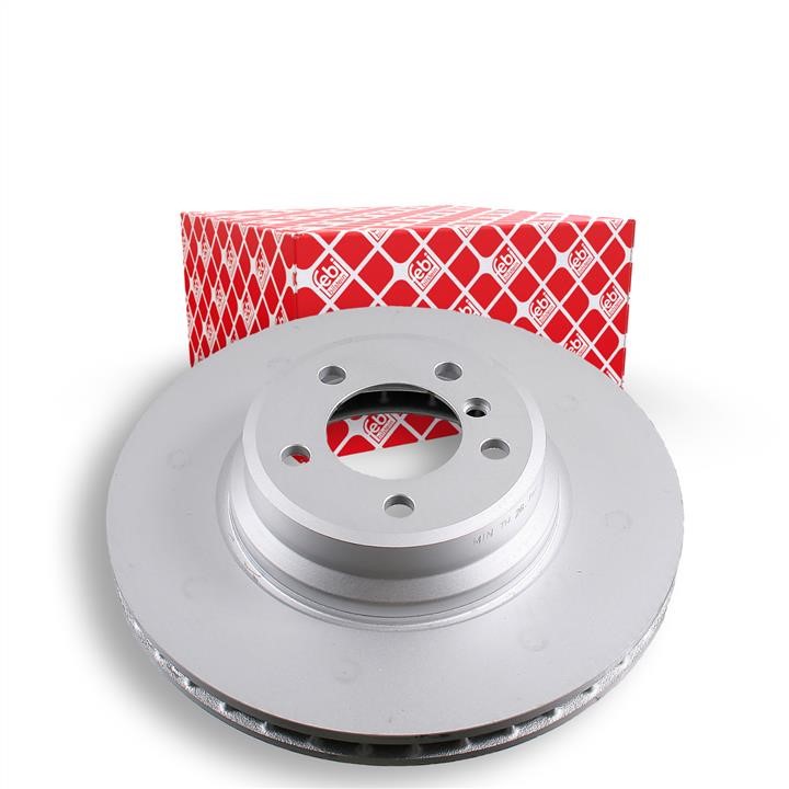 Rear ventilated brake disc febi 24475