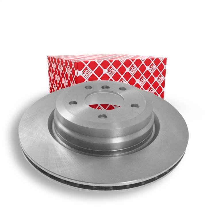Rear ventilated brake disc febi 24476