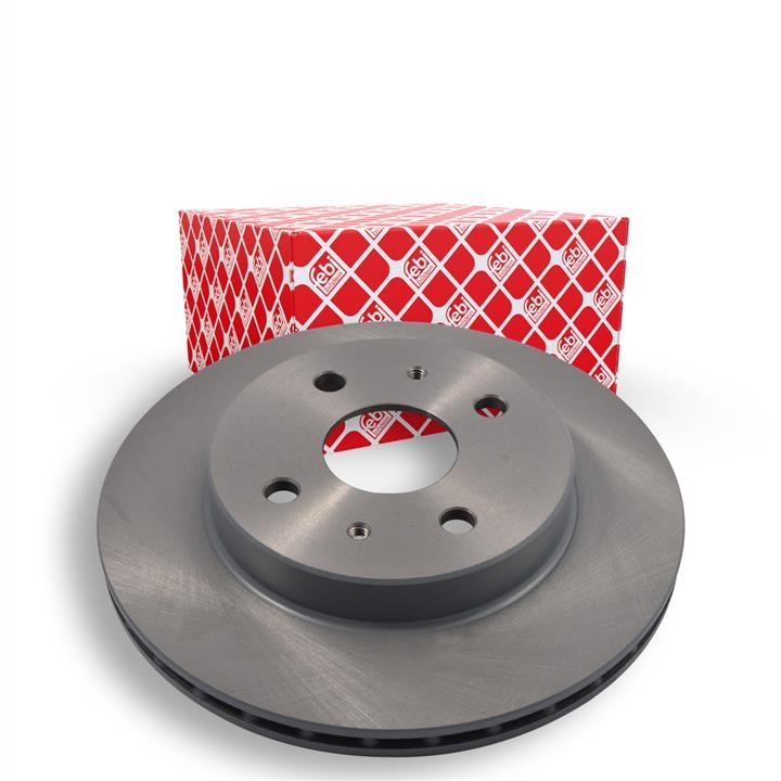 Front brake disc ventilated febi 30637