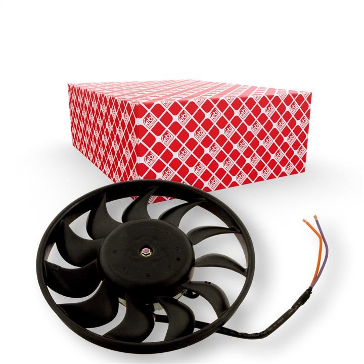 Hub, engine cooling fan wheel febi 31012