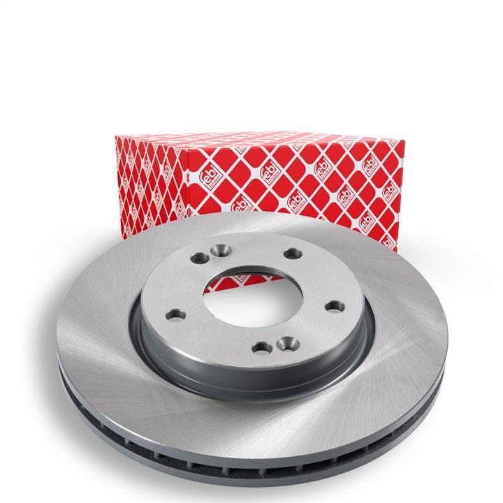 Front brake disc ventilated febi 32688