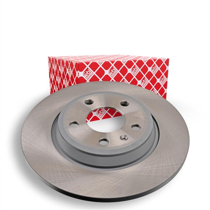Rear brake disc, non-ventilated febi 36463
