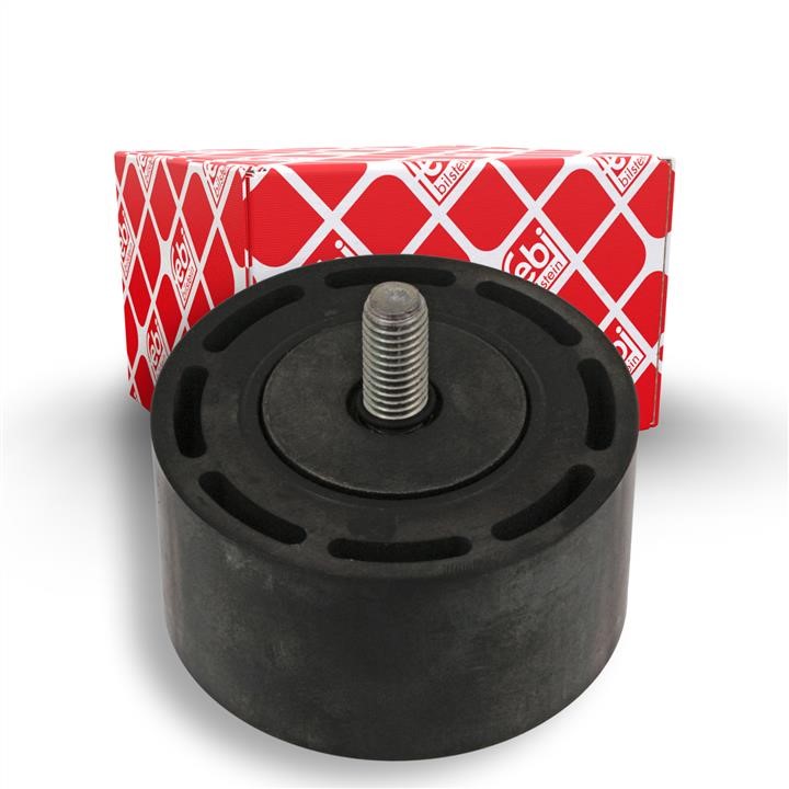 V-ribbed belt tensioner (drive) roller febi 35634