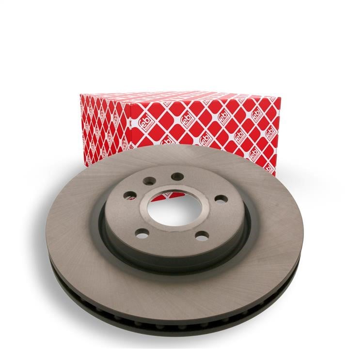 Front brake disc ventilated febi 39196