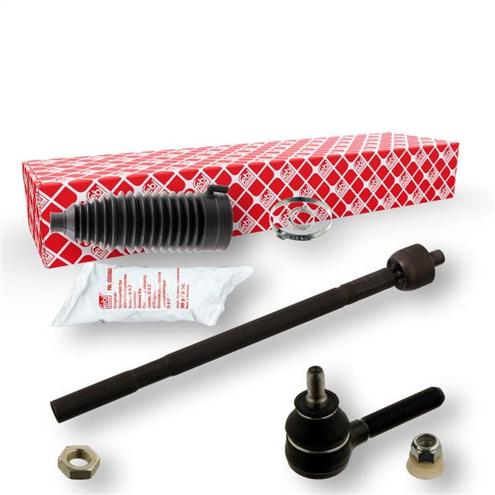 Steering rod with tip, set febi 39043