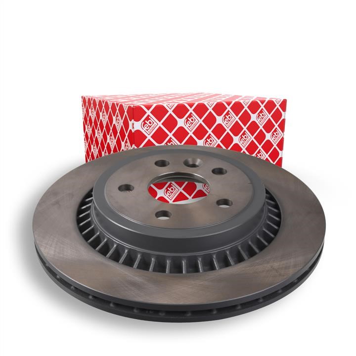 Rear ventilated brake disc febi 39620