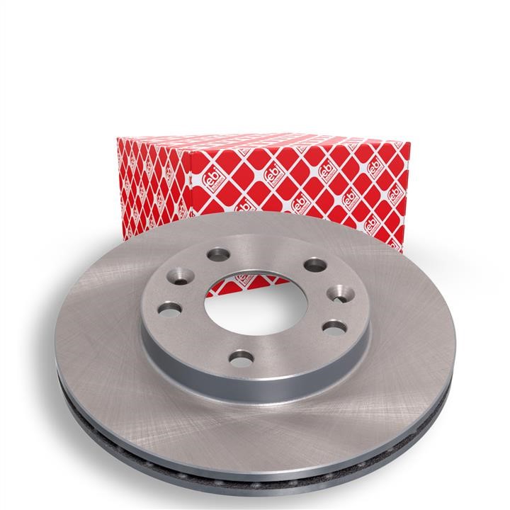 Front vented brake disc febi 40075
