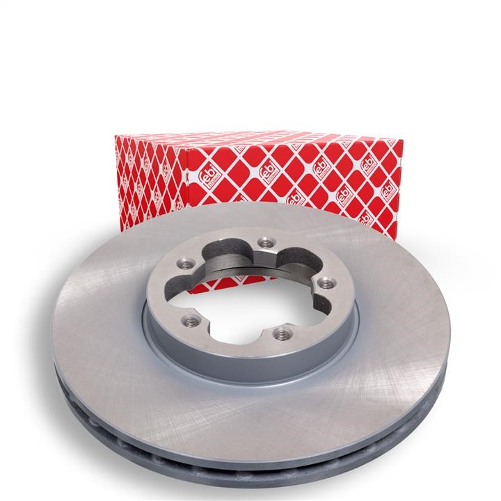 Front brake disc ventilated febi 44034