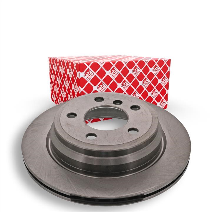 Rear vented brake disc febi 43868